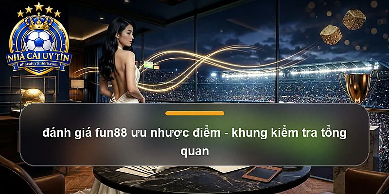 đánh giá fun88 ưu nhược điểm - khung kiểm tra tổng quan