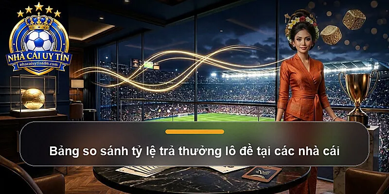 Bảng so sánh tỷ lệ trả thưởng lô đề tại các nhà cái