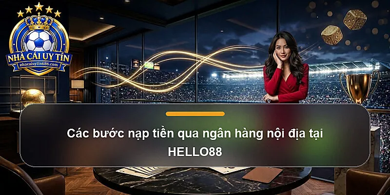 Các bước nạp tiền qua ngân hàng nội địa tại HELLO88