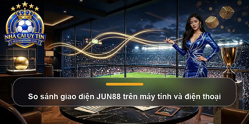 So sánh giao diện JUN88 trên máy tính và điện thoại