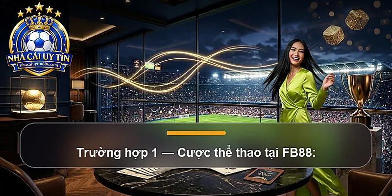 Trường hợp 1 — Cược thể thao tại FB88: