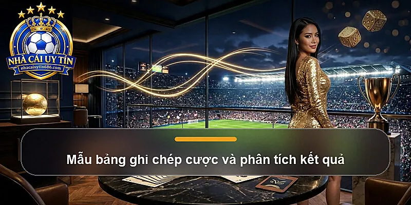 Mẫu bảng ghi chép cược và phân tích kết quả