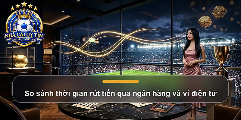 So sánh thời gian rút tiền qua ngân hàng và ví điện tử
